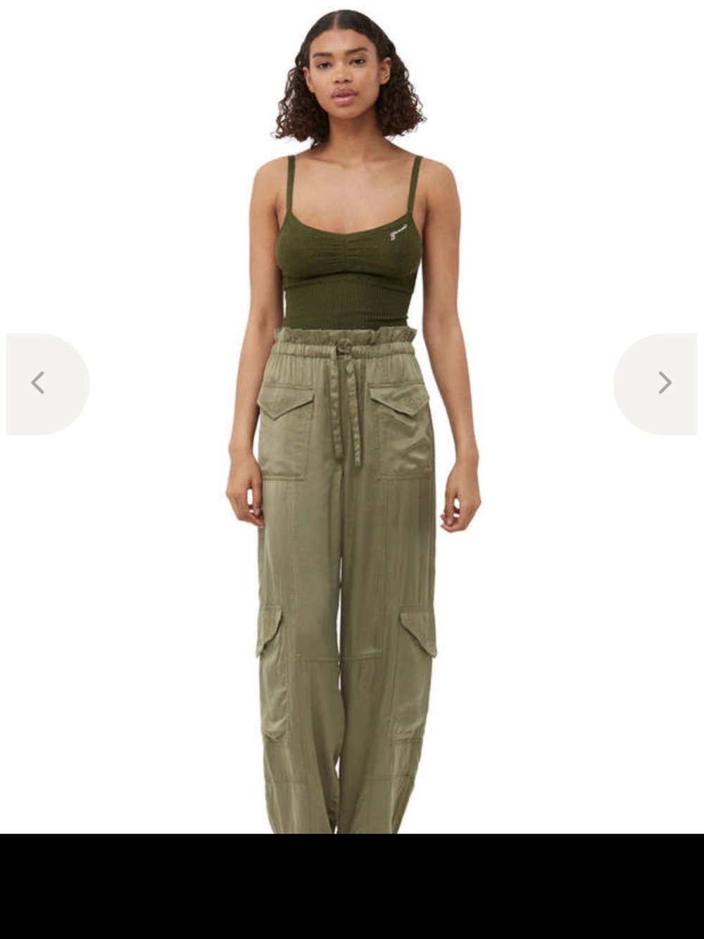 GANNI satin trousers